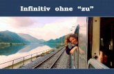 Infinitivsätze OHNE ZU - Theorie und Beispielsätze B1