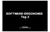 Softwareergonomie Tag2