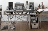 Ableton Workshop @ HTWK Leipzig