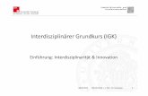 IGK2013/14 part1: Innovation - Grundbegriffe