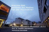 Symposion "Psychiatrie & Öffentlichkeit", Vitos Klinik Riedstadt, 25.5.2011