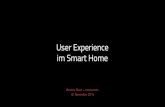 UX im Smart Home