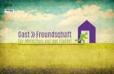 "Gast>>Freunschaft - Für Menschen auf der Flucht" - Jahresaktionsheft
