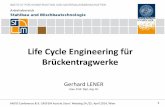 Life Cycle Engineering für Brückentragwerke