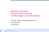 Moodle 2 an der Universität Freiburg : Änderungen und Neuheiten