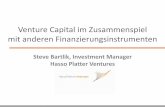 Venture Capital im Zusammenspiel mit anderen Finanzierungsinstrumenten