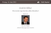 SOLIT Gold & Silber Onlinekonferenz Juni 2013