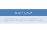 Teespring.com Business Model Canvas nach Osterwalder von Stefan Berkenhoff