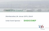 Swiss IPv6 Council - Januar 2015 Memberanlass