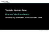 Digital design 2015   neue und alte entwicklungen - vortrag tourismuscamp 2015