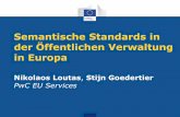 Semantische Standards in der Öffentlichen Verwaltung in Europa