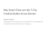 Was Smart Cities von der T-City Friedrichshafen lernen können