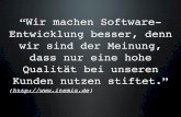 Bessere Softwareentwicklung (Itemis Wintercon)