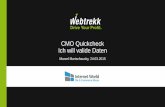 "CMO Quickcheck - lch will valide Daten", Webtrekk's Marcel Martschausky at Internet World 2015