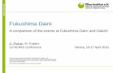 Fukushima Daini - A comparison of the events at Fukushima Daini and Daiichi