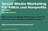 Social Media Marketing für KMUs und Nonprofits