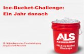 Icebucket challenge - ein Jahr danach
