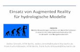 Einsatz von Augmented Reality für hydrologische Modelle