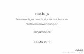 Node.js – Stand-Up Präesentation Webmontag Ulm