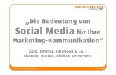 Die Bedeutung von Social Media für Ihre Marketing-Kommunikation - XING, Twitter & Co