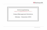Rasterpunkt GmbH: Schulungskalender Output Management Solutions
