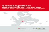 Grenzübergreifende Zusammenarbeit in Europa − Interreg, ESPON, URBACT: Kooperation mit Mehrwert