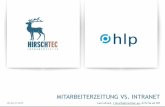 Mitarbeiterzeitung vs. Intranet' | HIRSCHTEC auf der HLP Intranet Roadshow 2015