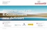 SeGF 2015 | SuisseID und eID – E-Government neu definiert