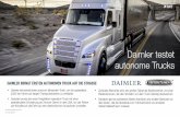 TWT Trendradar: Daimler testet autonome Trucks
