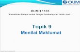 Oumh1103 topik 9