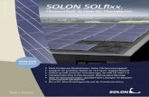 Solarenergie: SOLON SOLfixx. Photovoltaik-System für Flachdächer.