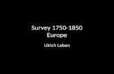 Europe 1750-1850