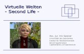 Virtuelle Welten - Second Life