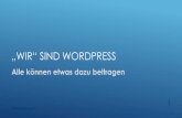 Mitwirken bei WordPress