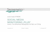 Social Media Xtreme - Sensemetric