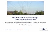 Technikdialog der Bundesnetzagentur am 24.06.2015 in Kassel: D. Geschwentner, BfS: Strahlenschutz und Vorsorge beim Stromnetzausbau