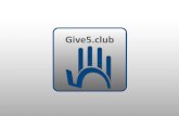 Präsentationsfolien Give 5 Club