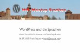 WordPress und die Sprachen