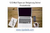 12  Email-tipps zur steigerung deiner produktivität