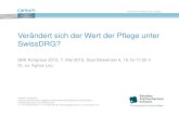 Verändert sich der Wert der Pflege unter SwissDRG?