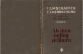 Filmschaffen Filmforschung - Schriften der Ufa-Lehrschau Band 2 (1940)