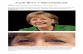 Anjela Kazmierzak Alias Angela Merkel