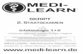 [Medi Learn] Skript 2. StEx, Infektiologie 1 + 2 (2012)