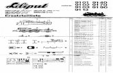 Liliput BR 91 Ersatzteilliste Service Sheet Parts List