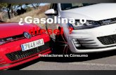 Vehículo diesel vs gasolina.