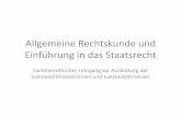2013 Allgemeine Rechtskunde Und Einfuehrung in Das Staatsrecht Jwm