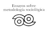 Weber Ensayos Metodología Sociológica- Estudios Críticos Sobre La Lógica de Las Ciencias de La Cultura