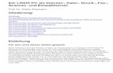 (eBook - German) Ein Linux-Pc Als Internet-, Datei-, Druck-, Fax-, Scanner- Und Einwahlserver