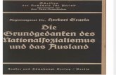 Die Grundgedanken des Nationalsozialismus / Heft 37 / Herbert Scurla / 1938