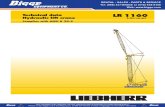 Liebherr LR1160 Crane Chart
